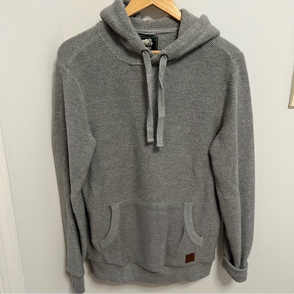 Roots Gray Hooded Sweatshirt